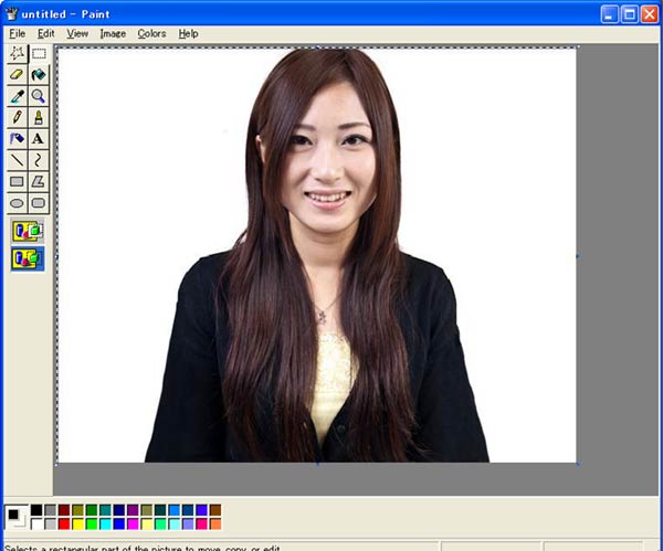 Open the existing image